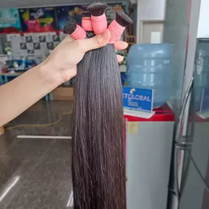 100% wholesale price raw human hair new coming top quality products Bulk hair natural straight