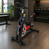 Equipo de Gimnasio para Entrenamiento Cardiovascular, Bicicleta Estática Magnética para Ciclismo Indoor, Bicicleta de Spinning para Ejercicio de Cuerpo Completo