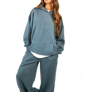 ชุดสเวตเตอร์ผ้าฟลีซระบายอากาศได้ดีสำหรับผู้หญิงชุดเสื้อผ้าฝ้าย100% ไซส์ใหญ่พิเศษ XXL XL - Product Image 4