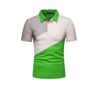 T-shirt polo pour hommes Nouveau style Chemise d'équipe à manches courtes Design personnalisé avec motif imprimé en tissu de golf respirant de haute qualité - Product Image 4