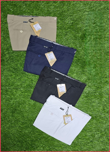 กางเกงทรงสลิมฟิตผ้าลินินสำหรับผู้ชายผ้าโพลีเอสเตอร์มีจีบดีไซน์ทางการจากชื่อเดิม - Product Image 2