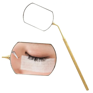 Custom Logo Printed Private Label Paper Coating Eyelash <b>Mirror</b> Stainless Steel Material Low MOQ Eyelash <b>Mirror</b> - Product Image 5