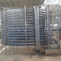 Tour de refroidissement électrique en spirale pour la cuisine de restauration nouvelle efficace pour pain Biscuit lait farine sucre oeuf maïs fruits fait blé