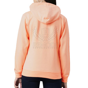 Sudadera con Cremallera Personalizada OEM ODM para Mujer, Ropa Urbana de Invierno, Logotipo Frontal, Tela Suave, Proveedor de Pedidos al por Mayor - Product Image 3