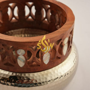 Olla Redonda de Acero Inoxidable Moderna de la Mejor Calidad con Tapa de Cúpula para Uso Doméstico y Hotelero, Apta para Lavavajillas, Ideal para Bodas - Product Image 4