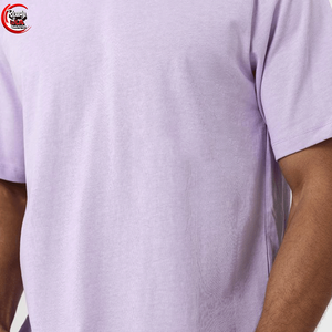 T-shirt Homme 300 Gsm Heavyweight Crew Neck Drop Shoulder T-Shirt 100% Cotton Personnalisable Blank Streetwear Oversized T-Shirt - Product Image 3