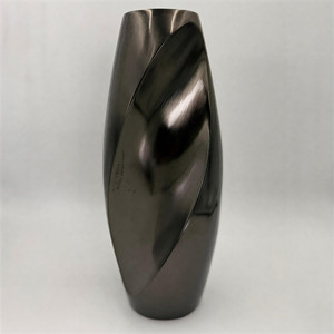 Jarrón de Flores de Aluminio con Acabado en Níquel Negro de Primera Calidad para Decoración del Hogar, Jarrón de Pie Funcional, Jarrón de Mesa, Diseño Clásico para Decoración - Product Image 4