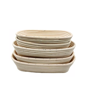 ชุดตะกร้าหวายทำมือพร้อมตัวเลือกพลาสติกสำหรับการหมักเบเกอรี่มืออาชีพโรงงานในเวียดนาม - Product Image 4