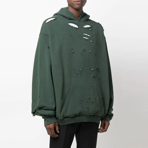 เสื้อฮู้ดแบบสวมหัวของผู้ชายมาใหม่เสื้อมีฮู้ดใส่สบายความยาวปกติผ้าคอตตอน100% ผู้ผลิต - Product Image 3