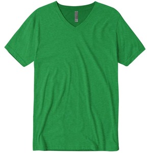 T-shirts NEXT LEVEL à col en V en tissu tri-mélange - Product Image 5