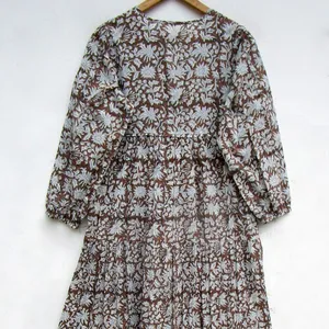 שמלת קיץ נשים מקסי טרנדיות נופש טרנדית שמלת קיץ בגדי ים סיטוני batik rayon