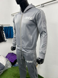 ชุดวอร์มซิปผ้าฟลีซโพลีเอสเตอร์ 100% เอวยางยืด เป็นมิตรกับสิ่งแวดล้อม แห้งเร็ว ยืดได้สี่ทิศทาง ระบายอากาศ กันลม ใส่ได้ทั้งชายและหญิง สำหรับฤดูหนาว - Product Image 6