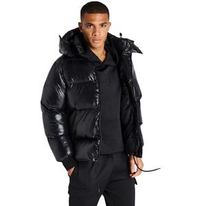 Veste matelassée respirante pour homme, hiver 2025, vente en gros, sur mesure, grande taille, capuche, col montant, coton, veste chaude, livraison DDP - Product Image 1