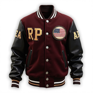 Factory Wholesale Polyester/Cotton Bomber Jacket <b>Camouflage</b> Pattern for Spring Unisex Design Comfortable Fit Elegant Finishing - Product Image 4