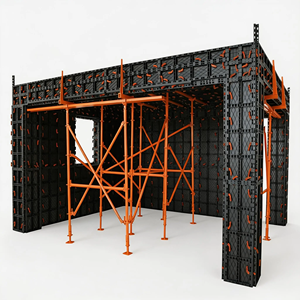 Panneau de coffrage en plastique ABS haute résistance, taille réglable, <span class=keywords><strong>pour</strong></span> mur, <span class=keywords><strong>dalle</strong></span>, colonne, <span class=keywords><strong>pour</strong></span> villa moderne, <span class=keywords><strong>maison</strong></span> modulaire, modèle P80 - Product Image 2
