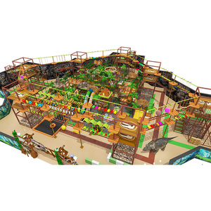 Aire de jeux intérieure chinoise de luxe <span class=keywords><strong>sur</strong></span> le thème de la forêt d'aventure junior inclusive pour enfants avec murs d'escalade - Product Image 3