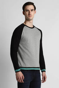 Sudadera de gran tamaño con estampado gris básico para hombre de alta calidad personalizada 100% mezcla de algodón nueva llegada - Product Image 2