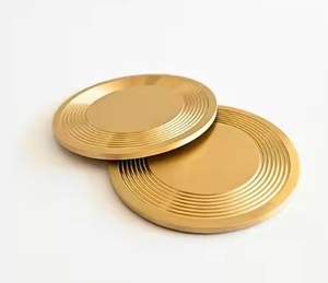 Juego de posavasos de metal decorativos de mesa Alfombrillas y almohadillas económicas para el hogar y el hotel - Product Image 3