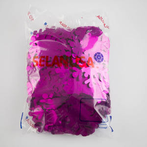 Petit trou centré et latéral de forme spéciale de paillettes, couleur métallique, Selanusa - Product Image 1