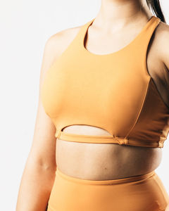 Ensemble de sport pour femmes, haut de sport respirant coupe-vent, leggings, soutien-gorge de sport taille plus, soutien moyen, design dos nu, yoga, athlétique - Product Image 4