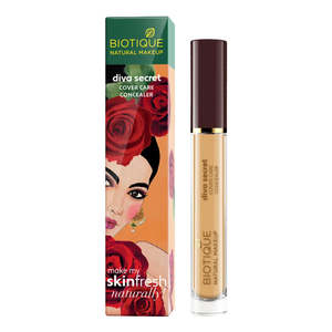 Corrector Biotique Natural Diva Secret Cover Care, Color Marfil Helado, 3.5ml - Crema Contorno Líquida Mate con Efecto Blanqueador - Product Image 2