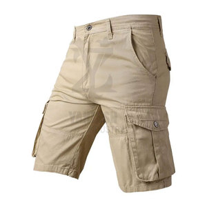 Venta caliente de algodón de verano bolsillos pantalones cortos Casual bolsillo Cargo pantalones cortos para hombres OEM pantalones cortos personalizados - Product Image 5