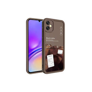 Coque de téléphone en silicone TPU de qualité supérieure JoieCreatif Classic Series pour Samsung Galaxy A05, marron foncé, protection de l'appareil photo, élégante et tendance - Product Image 3