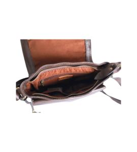 Bawi Original Kulit Slingbag Mix Rotan Bolso Estilo étnico etéreo con cierre de cremallera Hecho a mano en Indonesia - Product Image 4