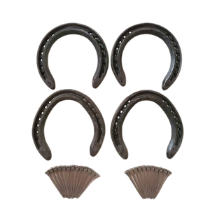Último diseño de Carreras de Caballos equipo de entrenamiento de velocidad ecuestre 4 unids/set Durable Acero inoxidable personalizable zapatos de caballo clavos - Product Image 2