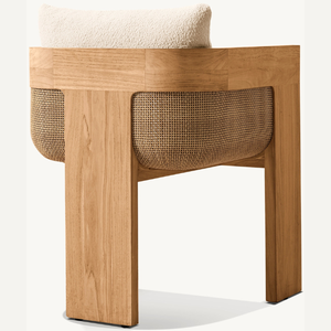 Chaise individuelle de style moderne, adaptée à l'extérieur, avec accoudoirs confortables, durable et résistante aux termites - Product Image 2