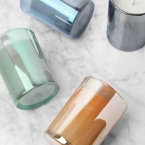 H.M.A Artesanías Regalo Tarro de vela listo en blanco y dorado con tapa para uso a granel Mejor para decoración de eventos y tiendas - Product Image 5