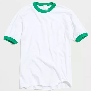 100% coton impression personnalisée t-shirt hommes bas quantité minimale de commande propre conception marque personnalisée Logo sonnerie t-shirt - Product Image 5