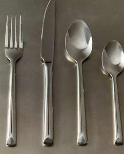 Juego de Cubiertos de Acero Inoxidable, Tenedor, Cuchillo, Cuchara, Espejo/Plateado Cepillado, Oro Rosa, Diseño Moderno, Sostenible y Duradero - Product Image 4