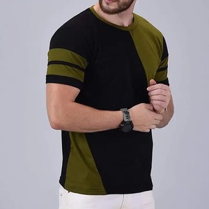 Precio al por mayor Hombres Camisetas Nueva moda Casual Wear Camisetas Manga corta 100% Algodón Hombres Camiseta - Product Image 2