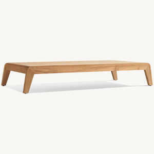 Table rectangulaire en teck, style moderne, pour extérieur, anti-fongique et résistante aux intempéries, en promotion. - Product Image 5