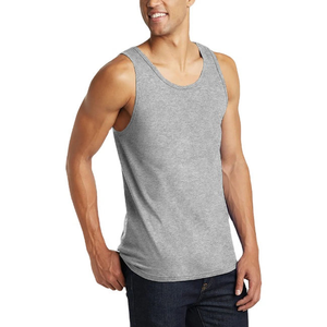 Débardeur décontracté pour homme, nouvelle mode estivale, sans manches, tricoté, vêtements de fitness, service OEM - Product Image 1