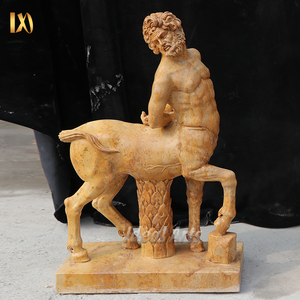 Statue <span class=keywords><strong>de</strong></span> Chiron centaure en marbre grec Sculpture <span class=keywords><strong>de</strong></span> jardin mythologique sculptée à <span class=keywords><strong>la</strong></span> main pour <span class=keywords><strong>la</strong></span> décoration extérieure - Product Image 1