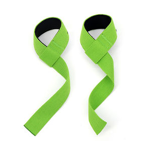 Correas de levantamiento de pesas con relleno de neopreno Muñequeras de levantamiento para levantamiento de pesas Gimnasio Hombres - Product Image 2