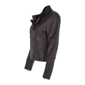 Chaqueta de Cuero para Mujer, Chaqueta de Piel Sintética de Alta Calidad, Proveedor de Chaquetas de Motocicleta de Cuero al por Mayor - Product Image 3