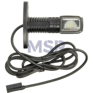 31-3104-057 - Aspock SUPERPOINT IV LED - Droit - Court, connexion P&R - Rouge/Blanc/Orange - Câble de 2 m - Pièces de remorque - MSP - Product Image 3