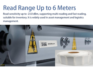 Mềm UHF RFID trên kim loại Sticker linh hoạt chống Kim Loại Tài Sản RFID Tag Long Range U8 nhãn mẫu miễn phí - Product Image 4