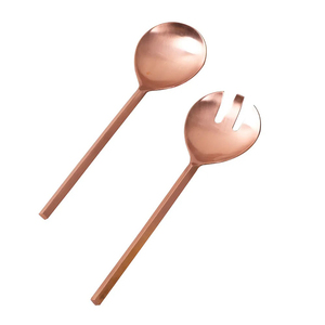 High-quality stainless steel with a fashionable rose <b>gold</b> finish perfect for contemporary <b>table</b> settings - Product Image 3