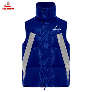 Chaleco cálido acolchado para hombre 100% chaleco cortavientos de invierno de alta calidad para hombre ropa de abrigo chaleco sin mangas acolchado informal - Product Image 4