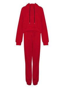 Survêtement pour femmes de qualité supérieure Ensemble 2 pièces Manches complètes Respirant Léger Service OEM Survêtements d'impression de logo personnalisé - Product Image 5