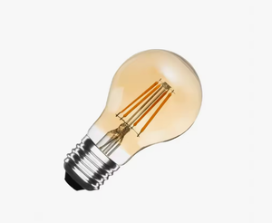 Bombilla LED de Filamento Estilo Vintage A60 4W/8W Dorada, Base E27, 470lm/800lm, Blanco Cálido 2200K, Uso Residencial - Product Image 1
