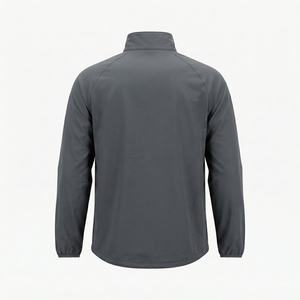 เสื้อแจ็คเก็ตผู้ชาย F1 Industries แบบกันลม สปอร์ต ทรงนักแข่ง คอตั้ง ซิปหน้า โลโก้สีเทาล้วน ผลิตจากโพลีเอสเตอร์ เหมาะสำหรับใส่ในฤดูใบไม้ร่วง - Product Image 2