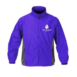 Veste universitaire décontractée d'été pour hommes, vêtements d'extérieur tendance en polyester/coton tissé à séchage rapide avec col montant et motif de lettres - Product Image 5