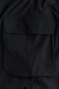 Shorts de sport cargo mi-longs respirants multi-poches de couleur noire pour hommes Vente en gros pas cher - Product Image 5