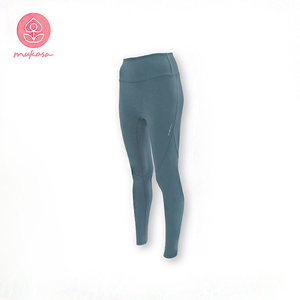 Ligne Slim solide Yoga pantalon Mukasa Fitness femmes personnalisé respirant séchage rapide Scrunch sport soutien-gorge Leggings ensembles automatisé - Product Image 6