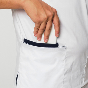 Tenues élégantes pour dentistes et hygiénistes masculins, ensembles de blouses médicales résistantes aux taches, vêtements professionnels d'hôpital, fournisseur en gros - Product Image 6